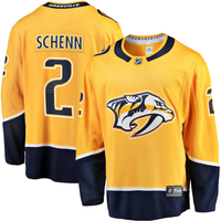 Luke Schenn #2 Nashville Predators Gold Home Breakaway Jersey - JerseysFreak