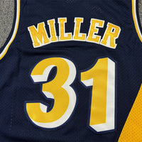 Men's Indiana Pacers Reggie Miller #31 Navy Replica Jersey1