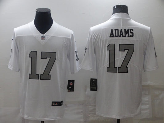 Men's Las Vegas Raiders Davante Adams #17 White Game Jersey1