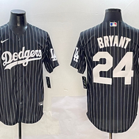 Men's Los Angeles Dodgers Kris Bryant #24 Black Alternate Limited Player Jersey1