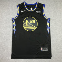 Men's Golden State Warriors Andrew Wiggins #22 City Edition Black Classic Jersey1