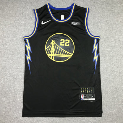 Men's Golden State Warriors Andrew Wiggins #22 City Edition Black Classic Jersey1