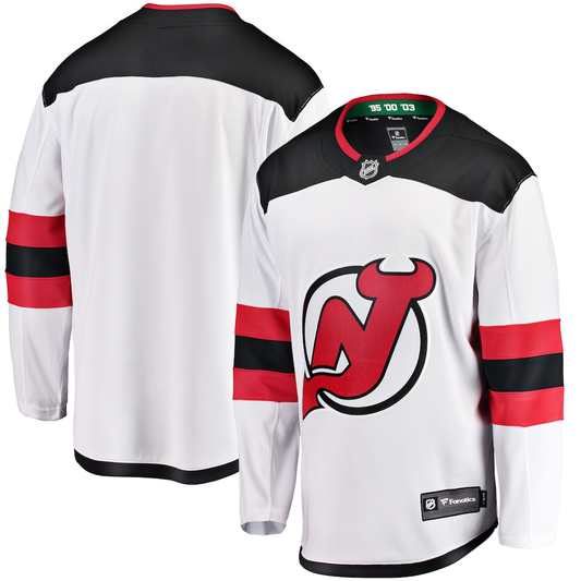 Men's New Jersey Devils Fanatics White Blank Jersey