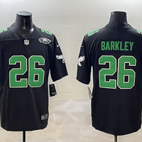 Saquon Barkley #26 Philadelphia Eagles Black Alternate Game Player Jersey - JerseysFreak
