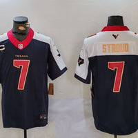 Men's Houston Texans C.J. Stroud #7 Navy Player Game Jersey1