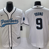 Men's Carolina Panthers Bryce Young #9 White Game Jersey1 Joint Edition