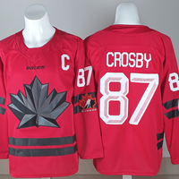 Men's Canada Hockey Sidney Crosby #87 Red 2026 Winter Olympics Jersey