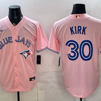 Men's Toronto Blue Jays Alejandro Kirk #30 Pink Replica Player Jersey