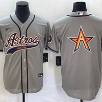 Men's Houston Astros Gray Alternate Replica Jersey1 Joint Edition