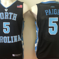 Men's North Carolina Tar Heels Marcus Paige #5 Black Player Game Jersey