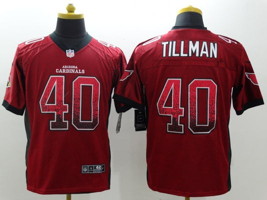 Men's Arizona Cardinals Pat Tillman #40 Red Game Jersey1