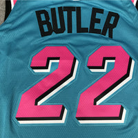 Men's Miami Heat Jimmy Butler #22 NBA Blue Swingman Jersey1
