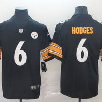 Men's Pittsburgh Steelers Devlin Hodges #6 Black Game Jersey1