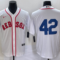 Men's Boston Red Sox #42 White 2023 Jackie Robinson Day Authentic Jersey1