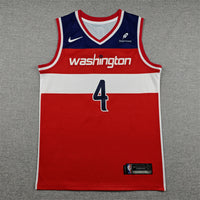 Men's Washington Wizards AJ Dybantsa #4 Red Swingman Jersey - Icon Edition