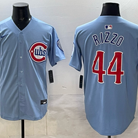 Men's Chicago Cubs Anthony Rizzo #44 Light Blue 2nd Alternate Replica Player Jersey