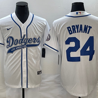 Men's Los Angeles Dodgers Kris Bryant #24 White Player Jersey1 Joint Edition