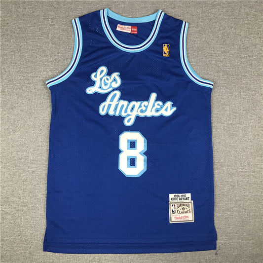Men's Los Angeles Lakers Kobe Bryant 1996-97 Hardwood Classics Authentic Jersey1
