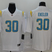 Men's Los Angeles Chargers Austin Ekeler #30 White Game Jersey1