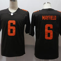 Men's Cleveland Browns Baker Mayfield #6 Brown Alternate Legend Jersey1