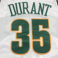 Men's Seattle SuperSonics Kevin Durant 2007-08 White Hardwood Classics Swingman Jersey