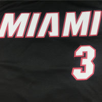 Men's Miami Heat Dwyane Wade #3 Black 2022/23 Swingman Jersey1 - Icon Edition