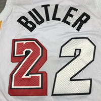 Men's Miami Heat Jimmy Butler Nike White 2022/23 Swingman Jersey1 - City Edition