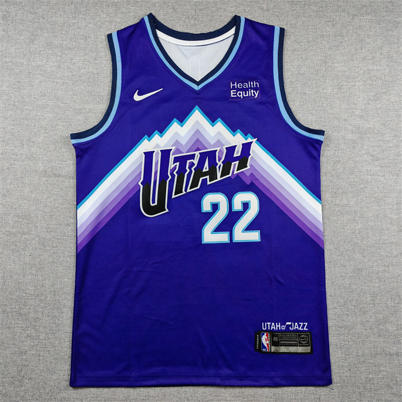 Men's Utah Jazz Darryn Peterson #22 Purple Swingman Jersey - Icon Edition