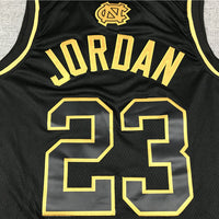 Men's North Carolina Tar Heels Michael Jordan #23 Black Swingman Jersey
