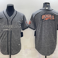 Men's Cincinnati Bengals Grey Fashion Jersey1