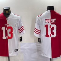 Men's San Francisco 49ers Brock Purdy #13 Scarlet/White Game Player Jersey1