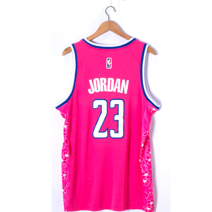 Men's Washington Wizards Michael Jordan #23 Pink 2022/23 Fastbreak Jersey1 - City Edition