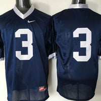 Men's Penn State Nittany Lions N/a #3 Navy Team Game Jersey