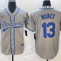 Men's Los Angeles Dodgers Max Muncy #13 Gray Player Jersey1 Joint Edition