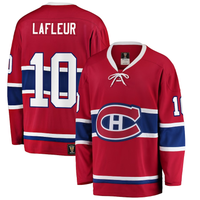 Men's Montreal Canadiens Guy Lafleur #10 Red Player Game Jersey1