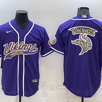 Men's Minnesota Vikings Purple Game Jersey1