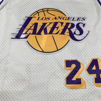 Men's Los Angeles Lakers Kobe Bryant #24 Cream Hardwood Classics Swingman Jersey1