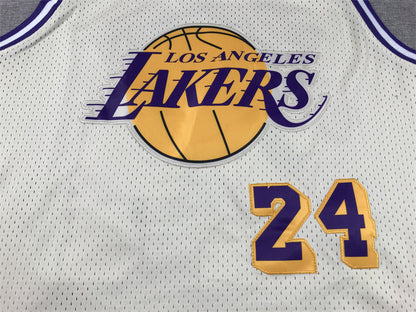Men's Los Angeles Lakers Kobe Bryant #24 Cream Hardwood Classics Swingman Jersey1