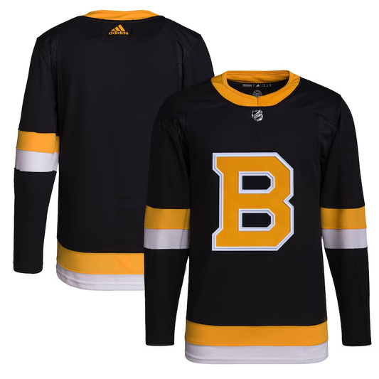 Men's Boston Bruins Black Alternate Primegreen Authentic Blank Jersey1