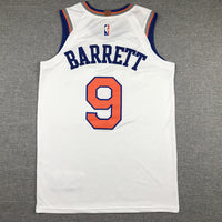 Men's New York Knicks RJ Barrett White 2019 NBA Draft First Round Pick Jersey1