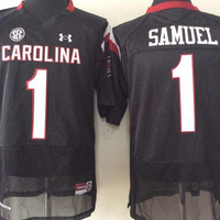 Men's South Carolina Gamecock Deebo Samuel #1 Black Player Game Jersey