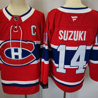 Men's Montreal Canadiens Nick Suzuki #14 Fanatics Red Player Jersey