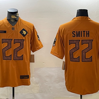 Men's Minnesota Vikings Harrison Smith #22 Brown 2023 Salute To Service Limited Jersey1