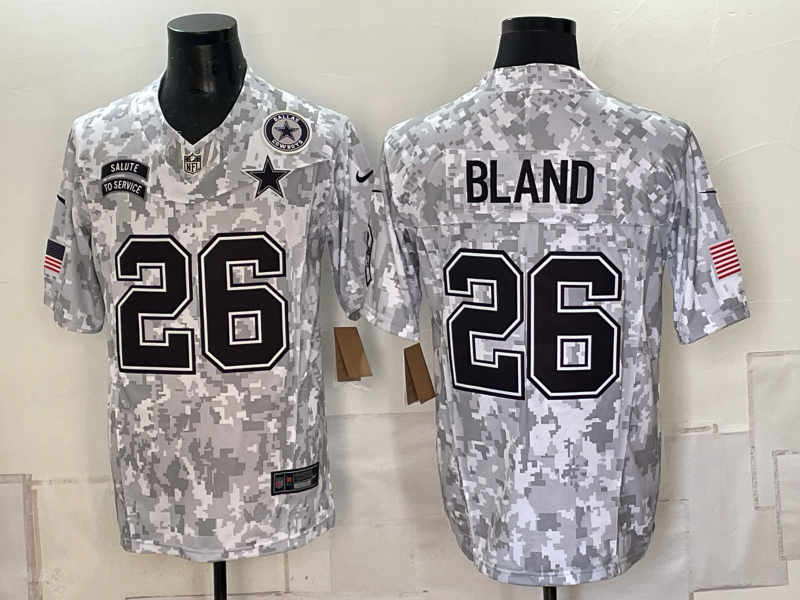 Men's Dallas Cowboys DaRon Bland #26 Arctic Camo 2024 Salute to Service Limited Jersey