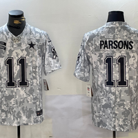 Men's Dallas Cowboys Micah Parsons #11 Arctic Camo 2024 Salute to Service Limited Jersey1