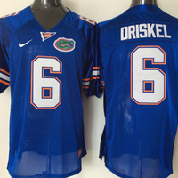 Men's Florida Gators Jeff Driskel #6 Royal Player Game Jersey