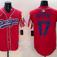 Men's Los Angeles Dodgers Shohei Ohtani #17 Red Limited Player Jersey