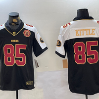 Men's San Francisco 49ers George Kittle #85 Black Alternate Player Jersey1