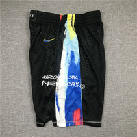 Men's Brooklyn Nets Black City Edition Basketball Shorts1