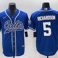 Men's Indianapolis Colts Anthony Richardson #5 Royal Game Jersey1 Joint Edition